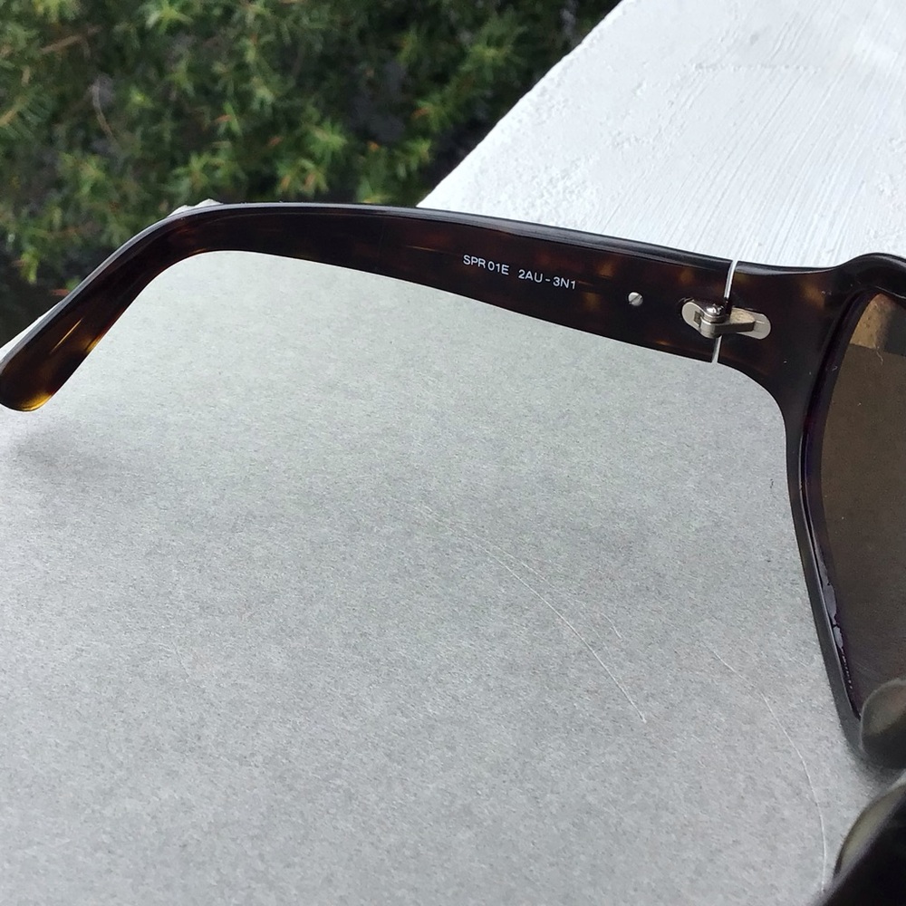 Prada Tortoise Sunglasses SPR 01E 2AU 3N1 Made in Italy - Picture 8 of 15